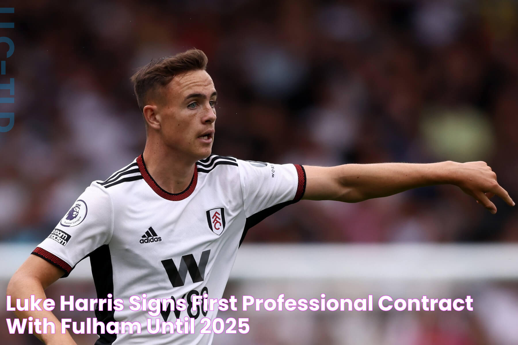 Luke Harris signs first professional contract with Fulham until 2025