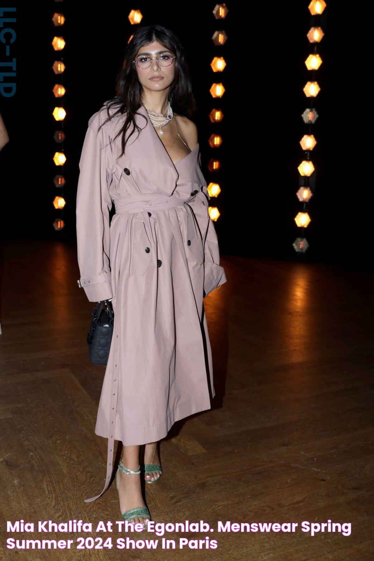 MIA KHALIFA at The Egonlab. Menswear Spring/summer 2024 Show in Paris