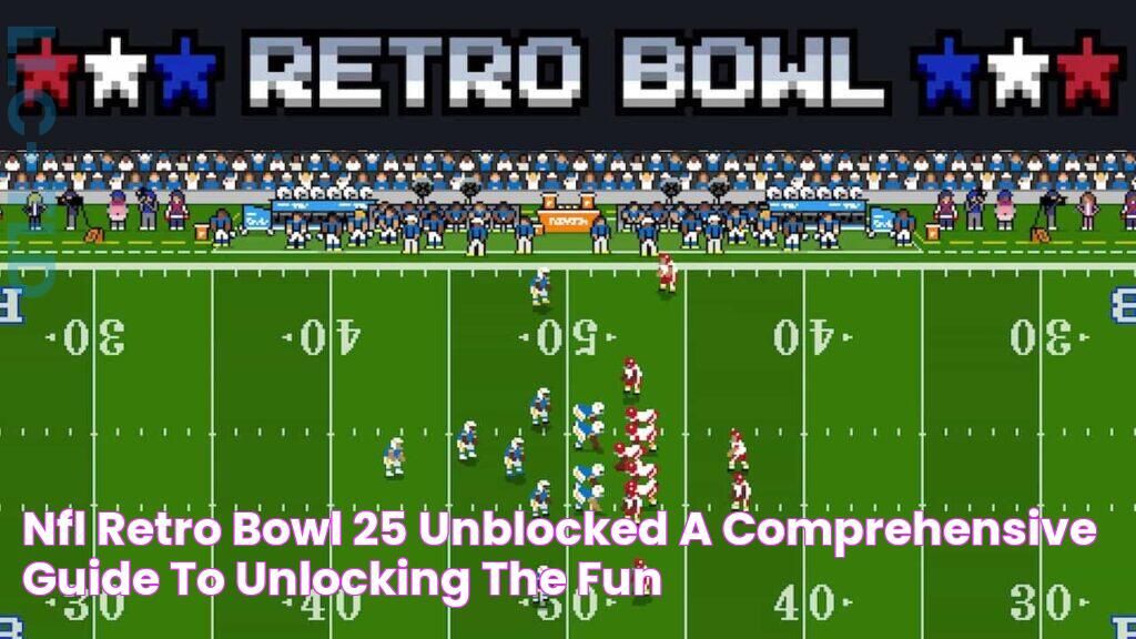 Unleash The Retro NFL Thrill: Play NFL Retro Bowl 25 Unblocked Now!