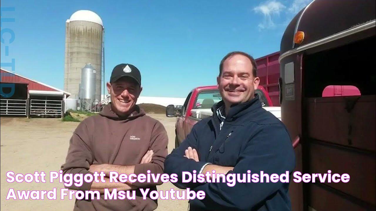 Scott Piggott receives Distinguished Service Award from MSU YouTube