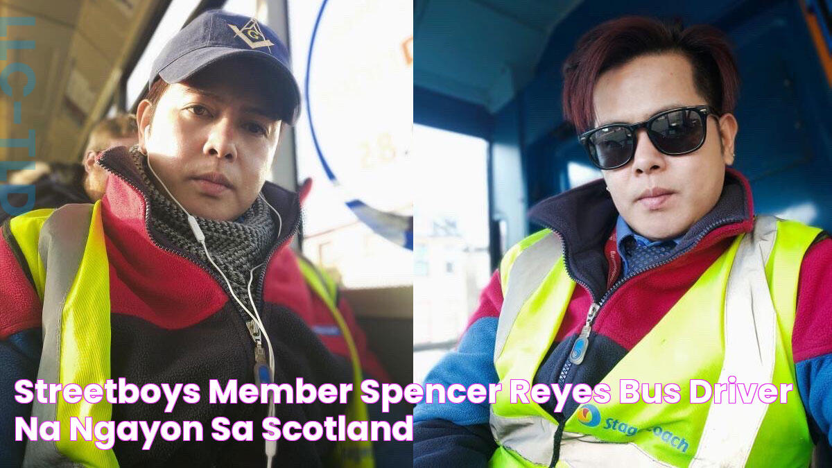 Streetboys member Spencer Reyes, bus driver na ngayon sa Scotland