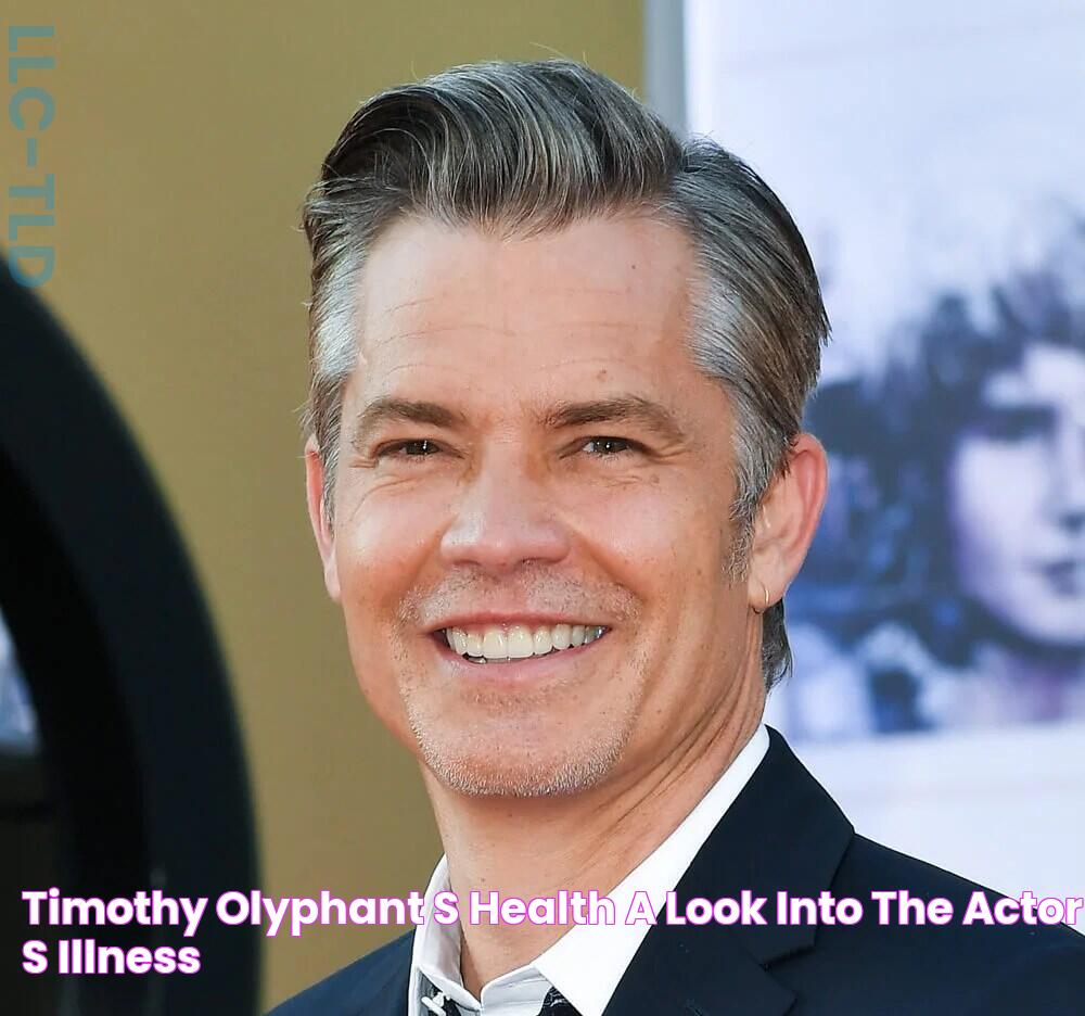 Timothy Olyphant's Health A Look Into The Actor's Illness