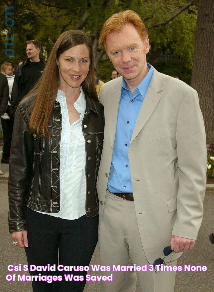 ‘CSI’s David Caruso Was Married 3 Times & None of Marriages Was Saved