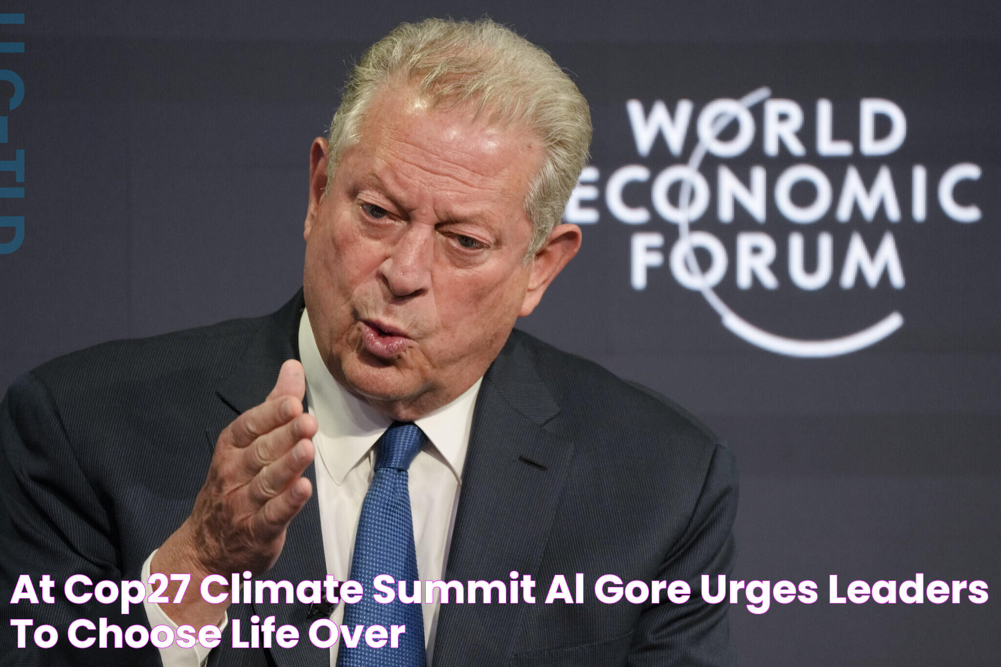 At COP27 climate summit, Al Gore urges leaders to ‘choose life over