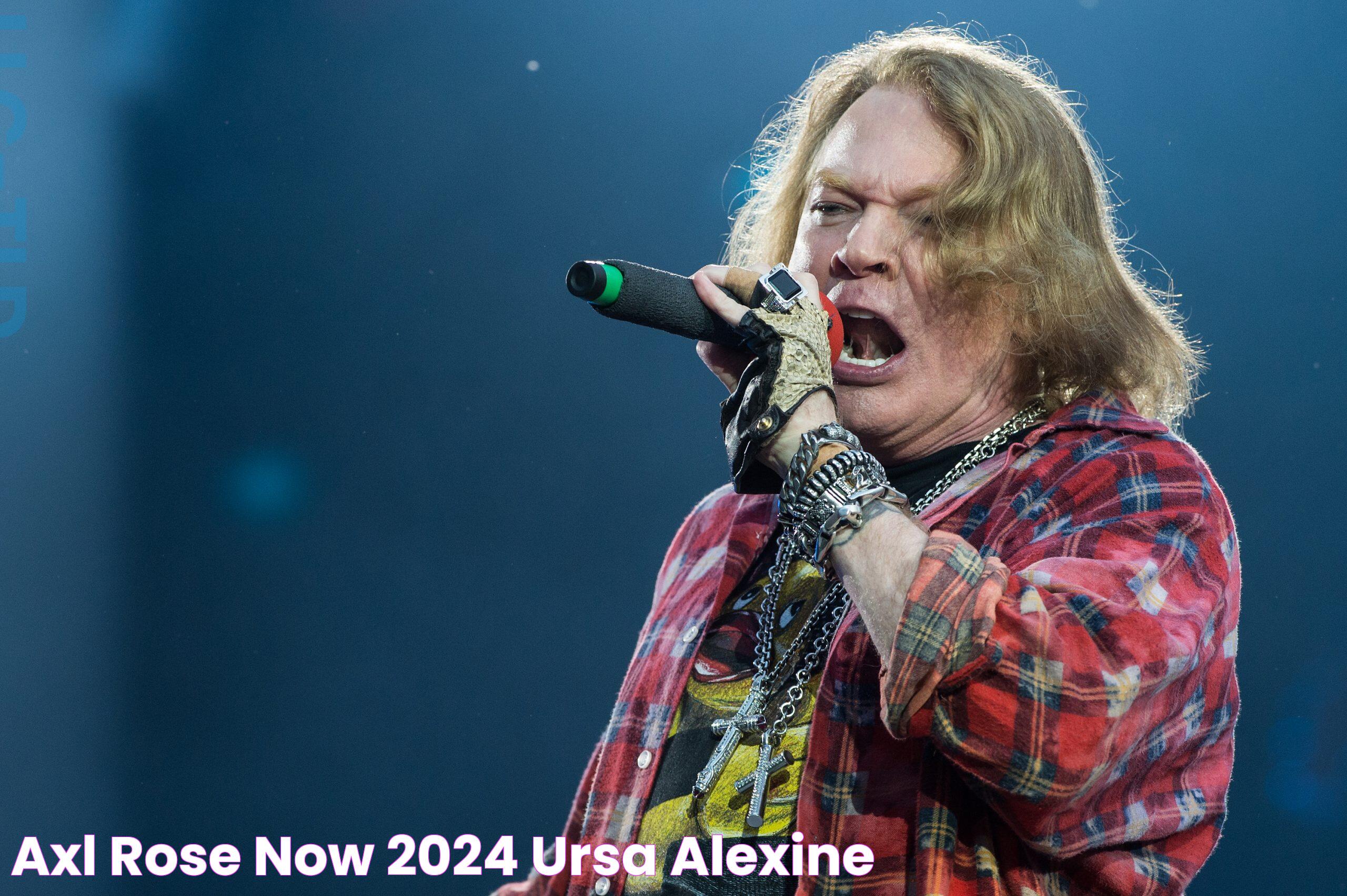 Axl Rose Now 2024 Ursa Alexine