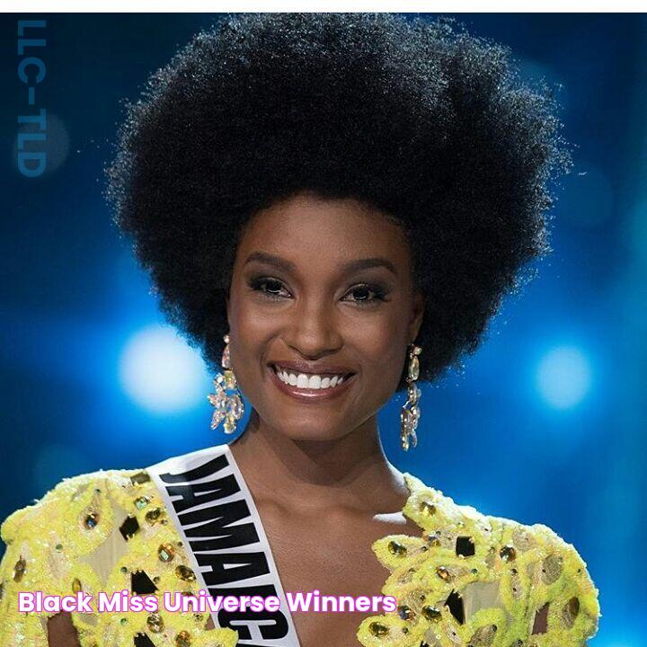 Black Miss Universe Winners