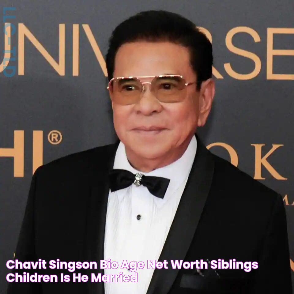 Chavit Singson bio age, net worth, siblings, children, is he married