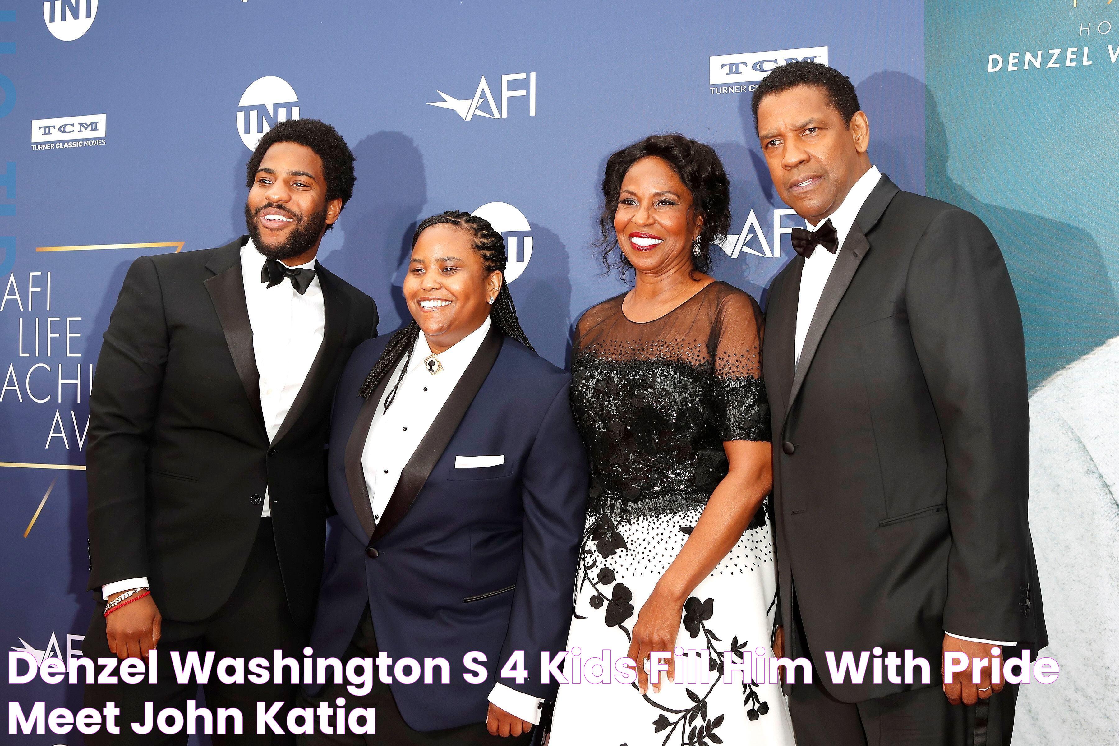 Meet Katia Washington, The Supportive Wife Of Denzel Washington