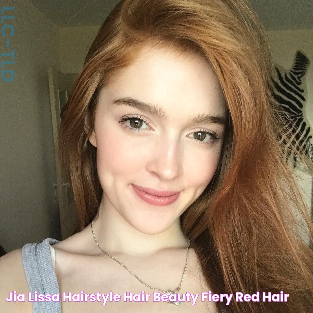 Jia Lissa Hairstyle, Hair beauty, Fiery red hair