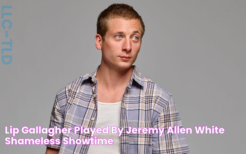 Lip Gallagher Played by Jeremy Allen White Shameless SHOWTIME