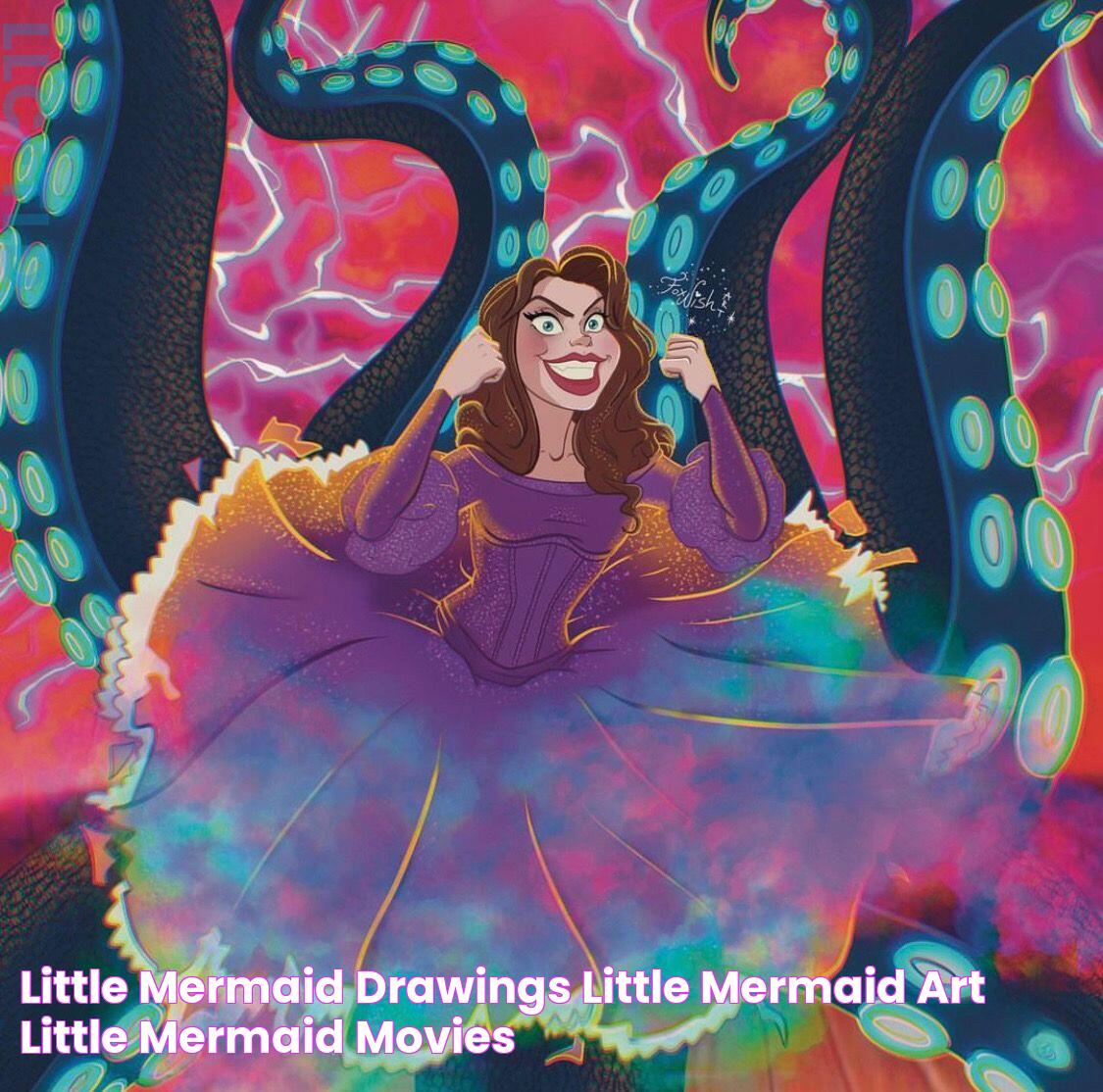 Little Mermaid Drawings, Little Mermaid Art, Little Mermaid Movies