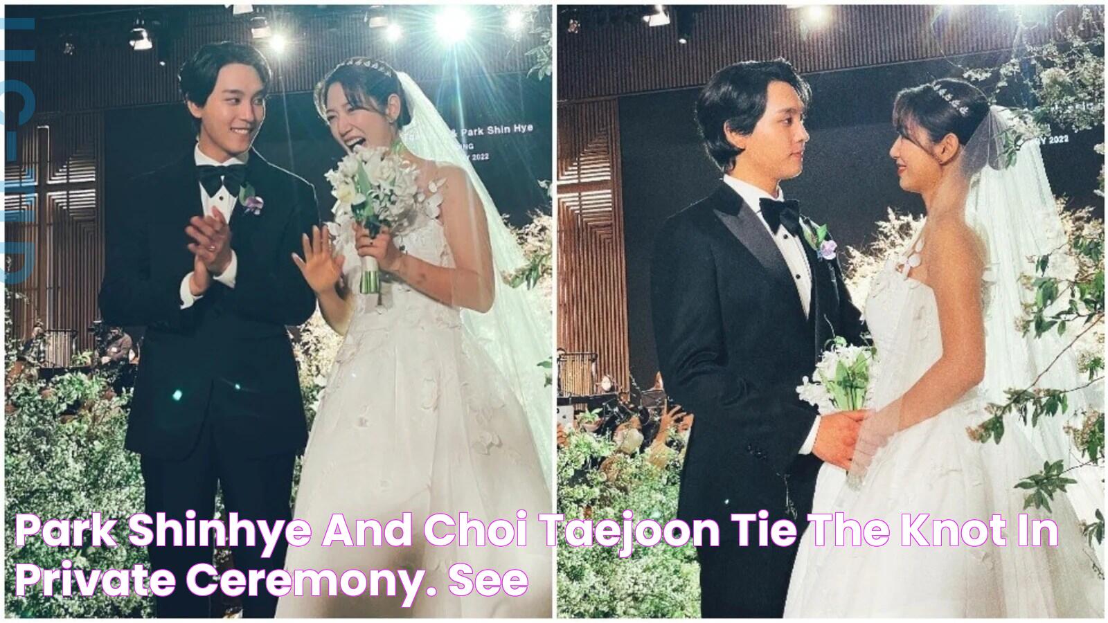 Park Shinhye and Choi Taejoon tie the knot in private ceremony. See