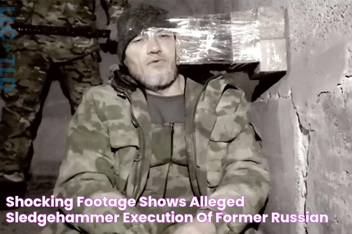 Shocking footage shows alleged sledgehammer execution of former Russian