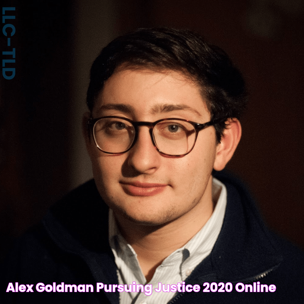 Alex Goldman Pursuing Justice 2020 Online