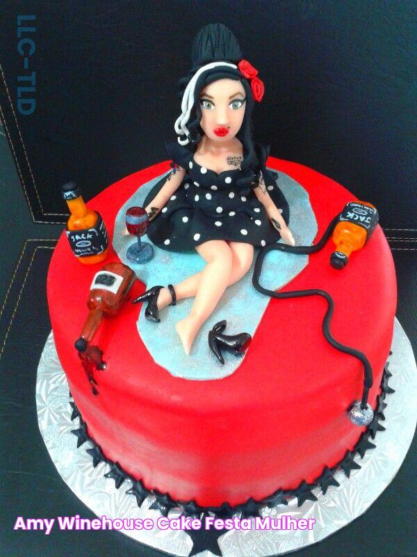 Amy winehouse cake ♡ Festa, Mulher