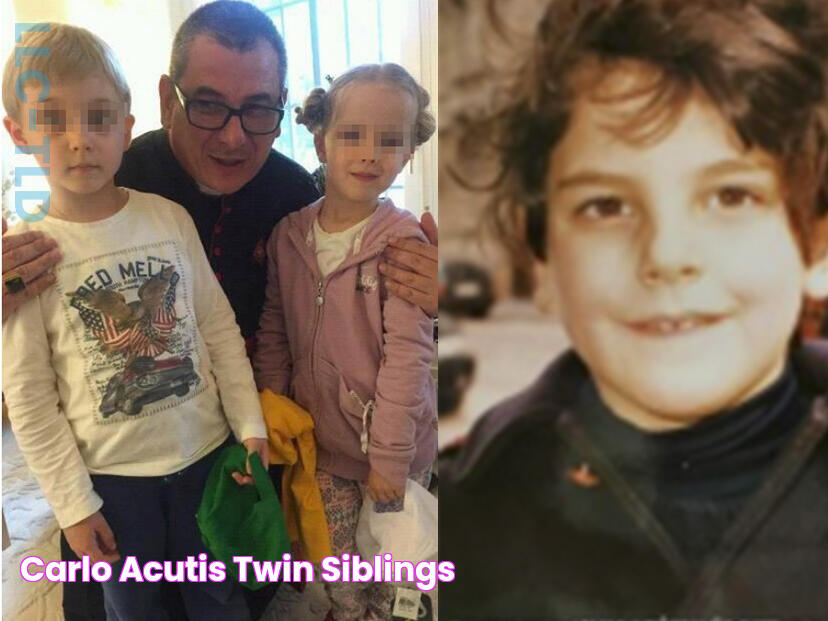 Carlo Acutis Twin Siblings