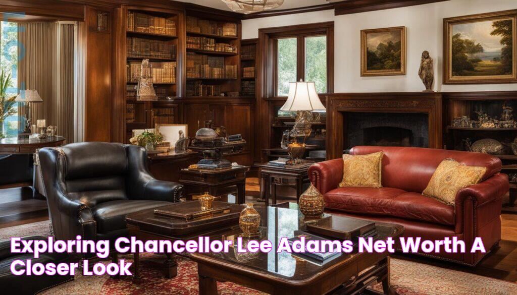 Stunning Insights: Chancellor Lee Adams's Net Worth Revealed