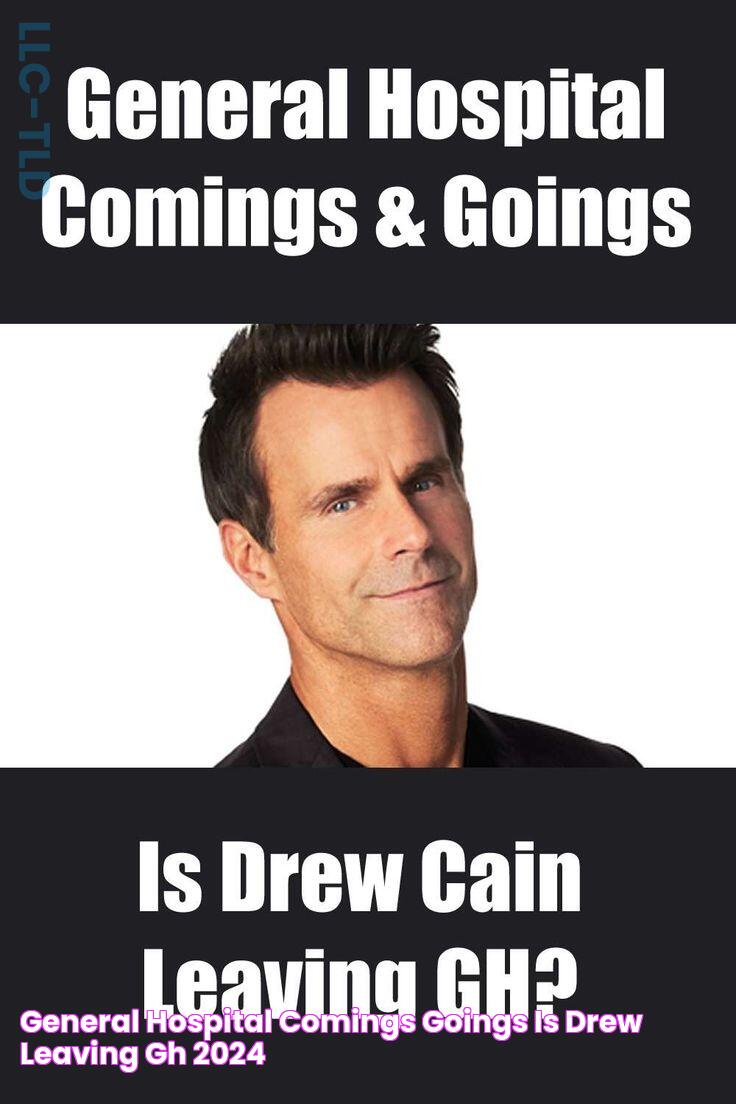 General Hospital Comings & Goings Is Drew Leaving GH? ในปี 2024