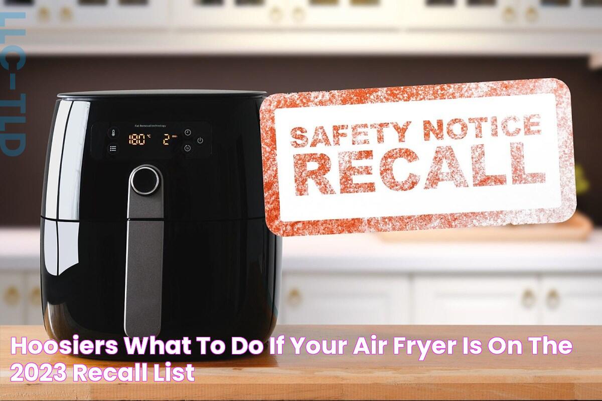 Hoosiers What to Do if Your Air Fryer is on the 2023 Recall List