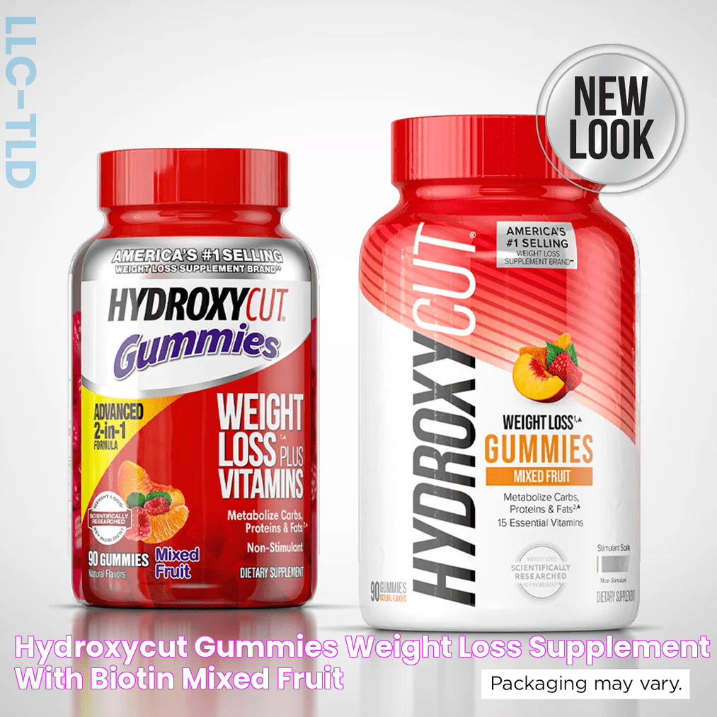 Hydroxycut Gummies Weight Loss Supplement with Biotin, Mixed Fruit