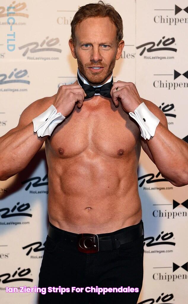 Ian Ziering Strips for Chippendales