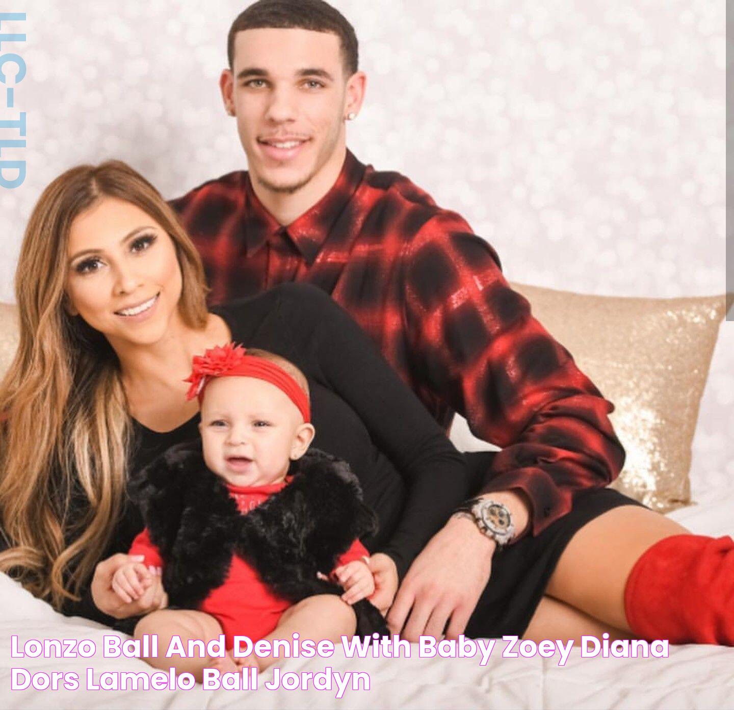 Lonzo Ball and Denise with baby zoey Diana Dors, Lamelo Ball, Jordyn