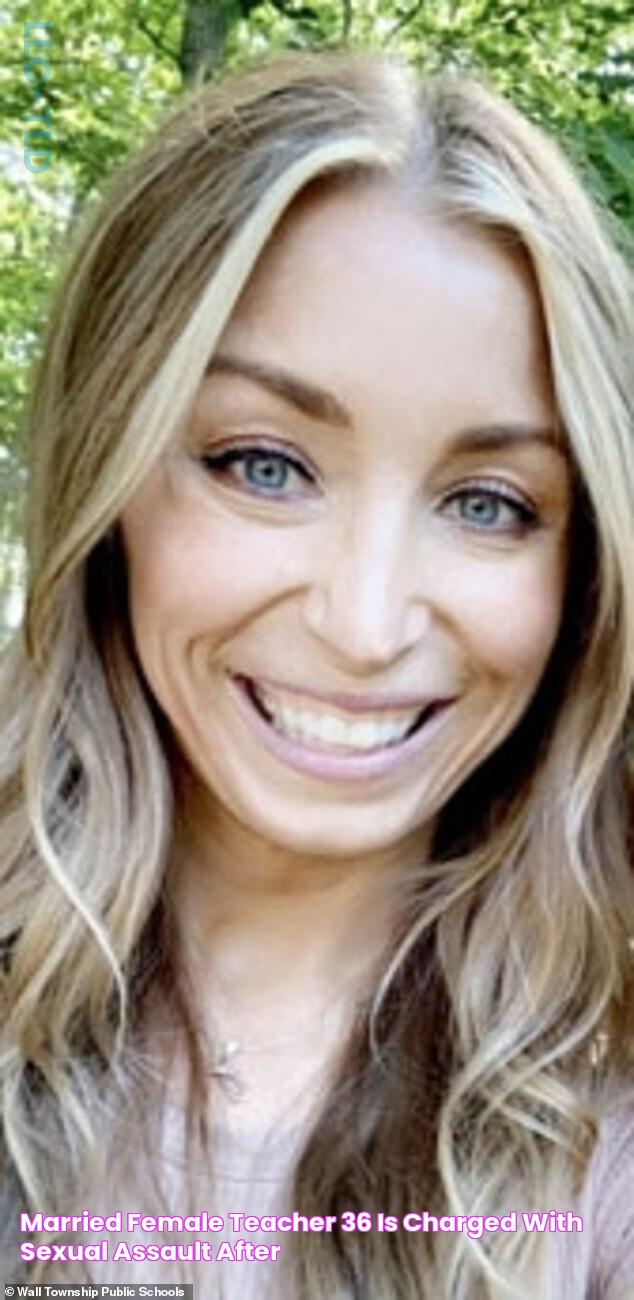 Married female teacher, 36, is charged with sexual assault after