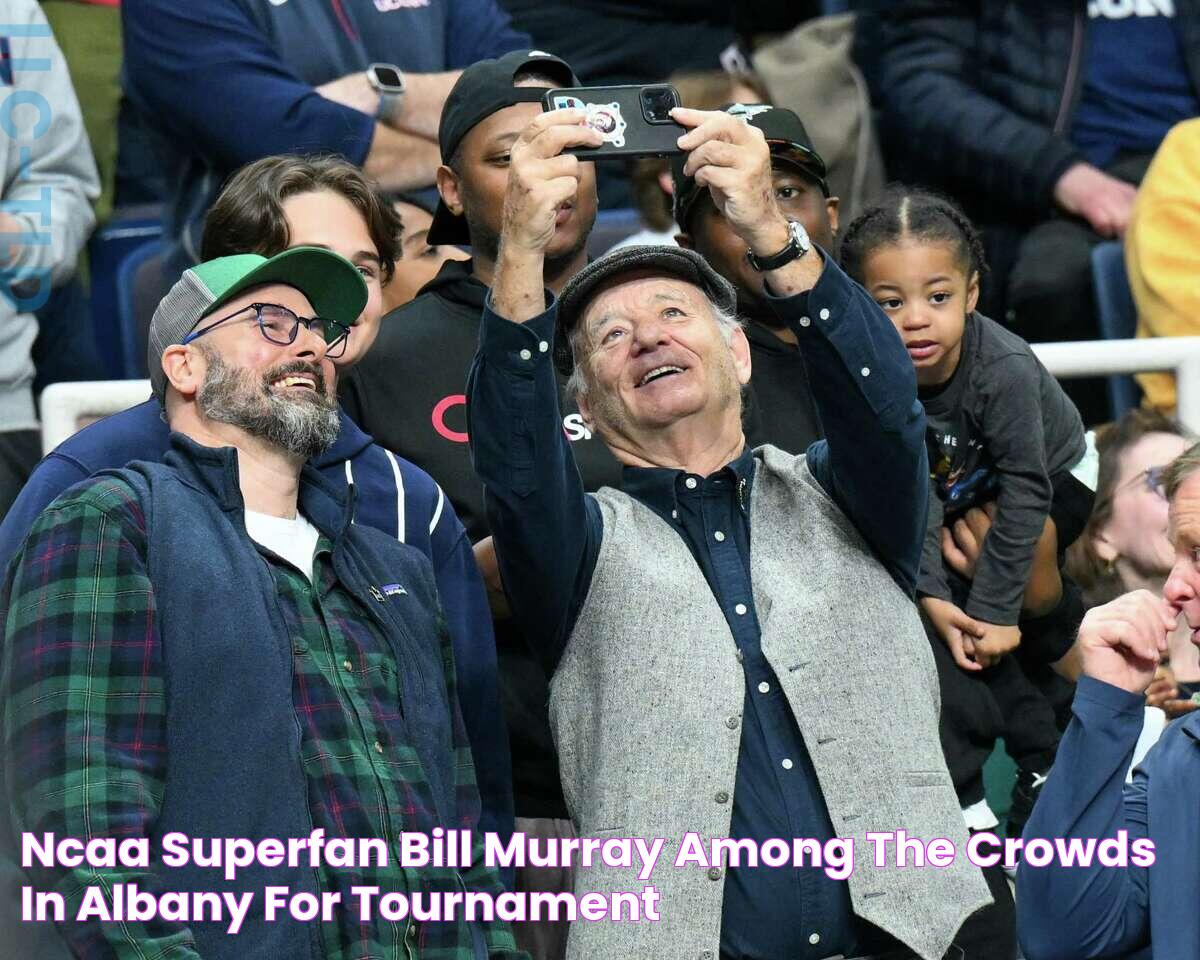 NCAA superfan Bill Murray among the crowds in Albany for tournament