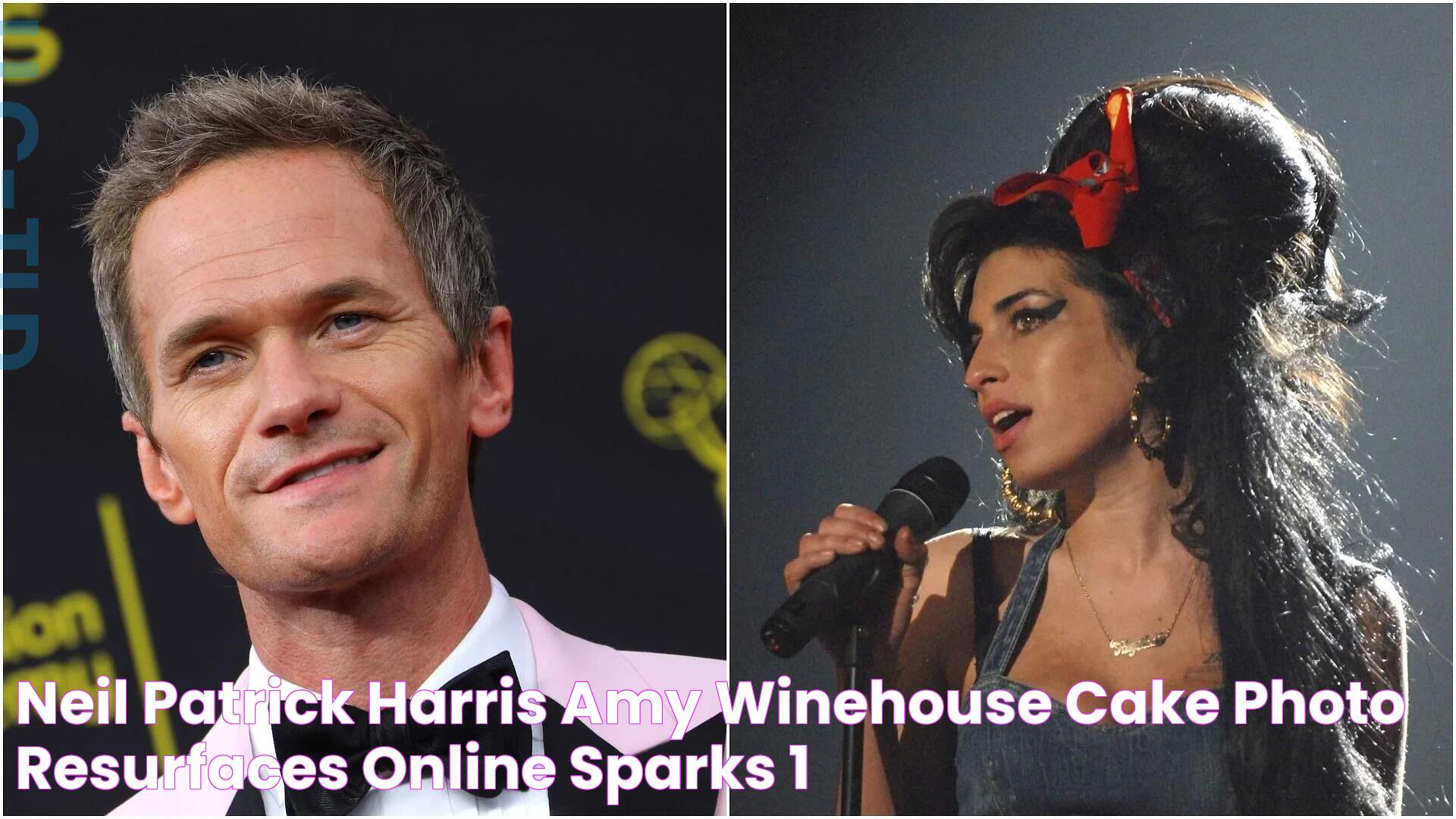 Neil Patrick Harris' Amy Winehouse cake photo resurfaces online, sparks