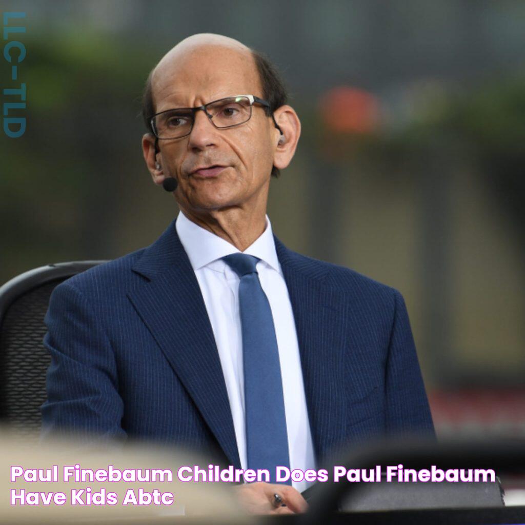 Unraveling The Mystery: Does Paul Finebaum Have Children?