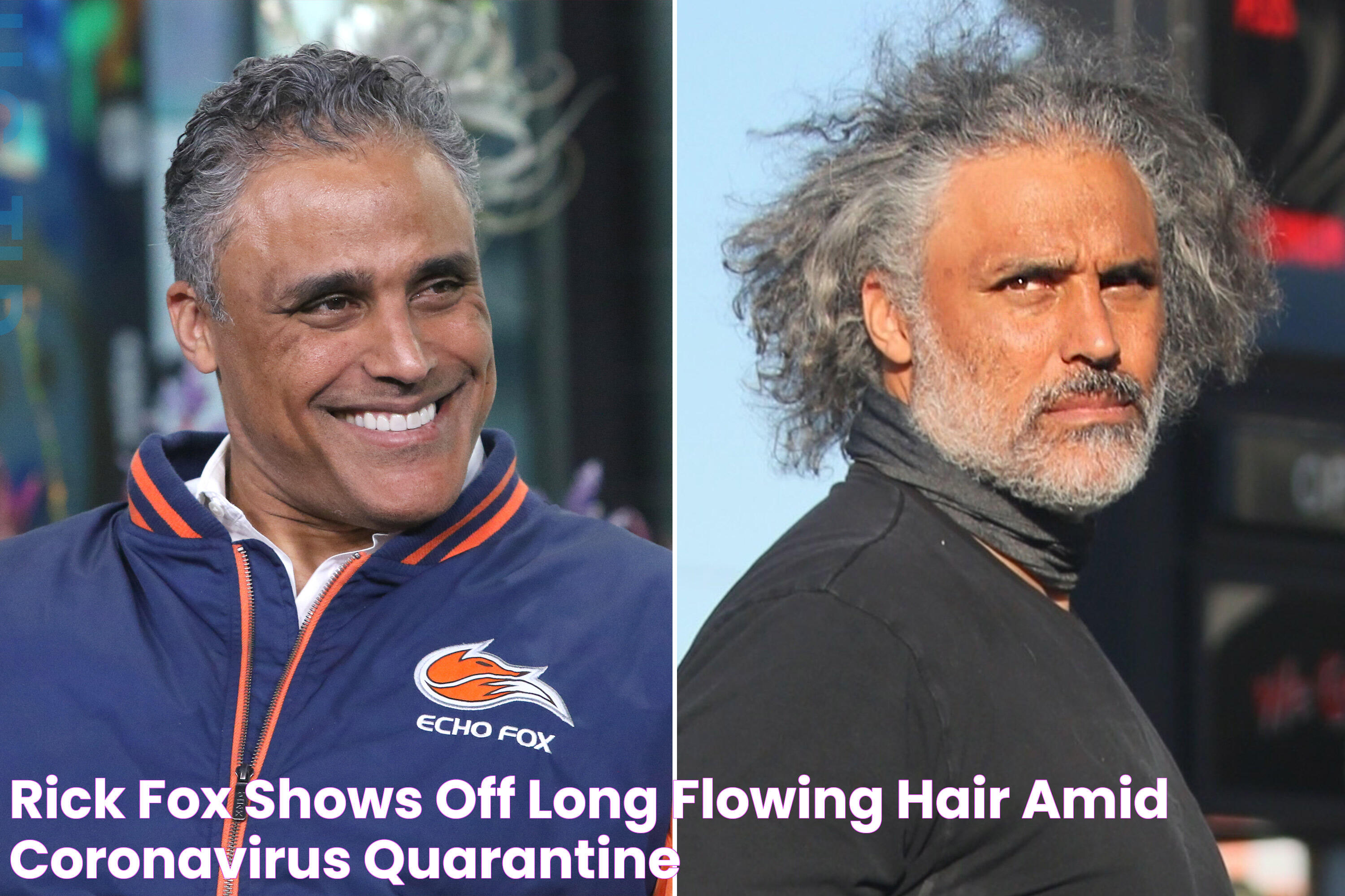 Rick Fox shows off long, flowing hair amid coronavirus quarantine