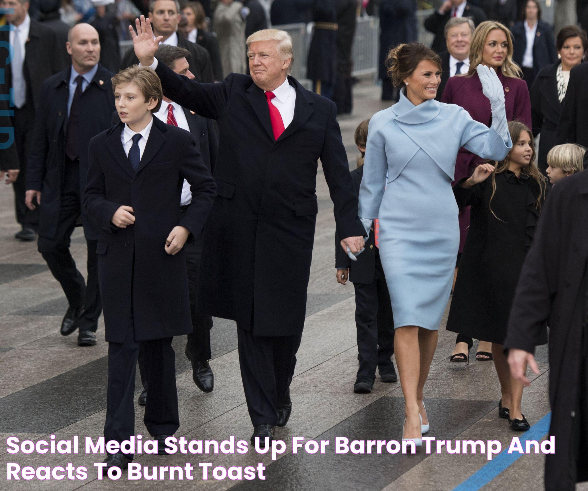 Social media stands up for Barron Trump and reacts to burnt toast