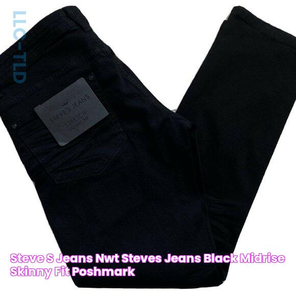 Steve's Jeans Nwt Steves Jeans Black Midrise Skinny Fit Poshmark