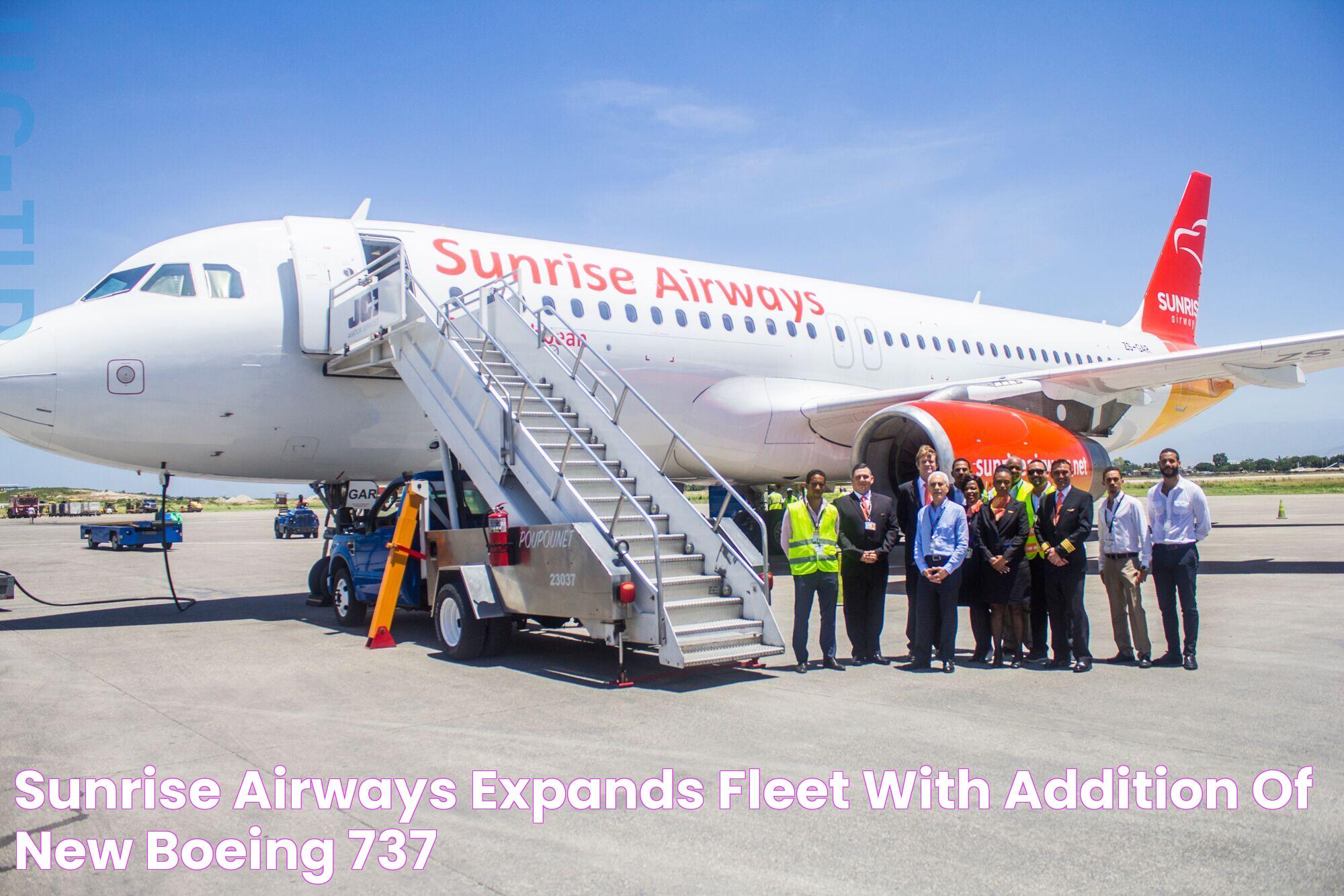 Sunrise Airways Expands Fleet With Addition Of New Boeing 737