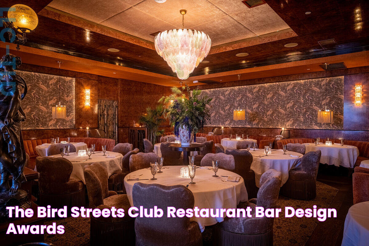 The Bird Streets Club Restaurant & Bar Design Awards