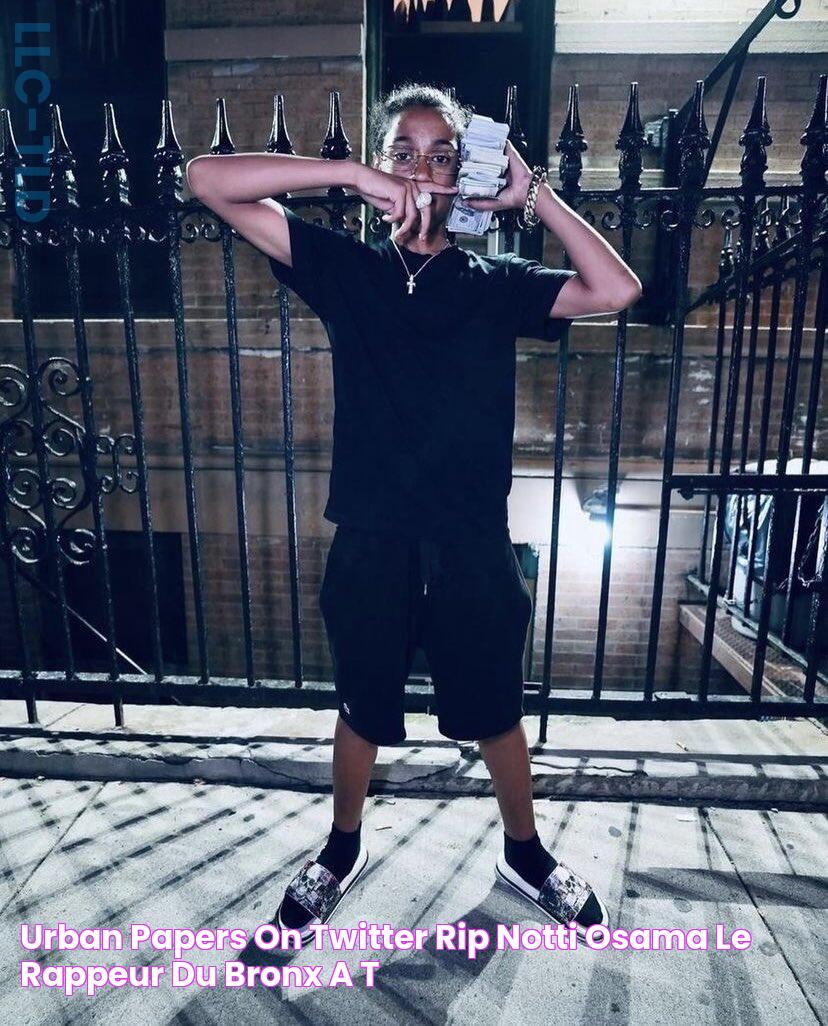 Urban Papers🆙 on Twitter "RIP Notti Osama 🕊 Le rappeur du Bronx a été