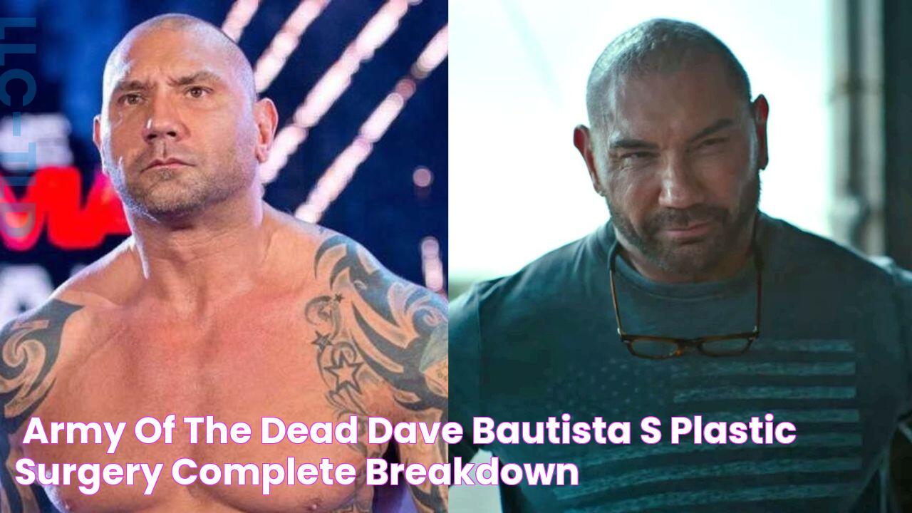 The Ugly Truth About Dave Batista's Plastic Surgery Journey