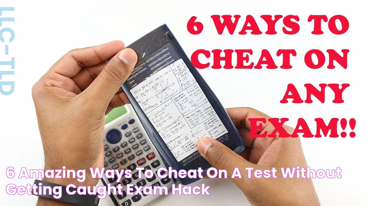 6 Amazing Ways to Cheat on a Test Without Getting Caught / Exam Hack