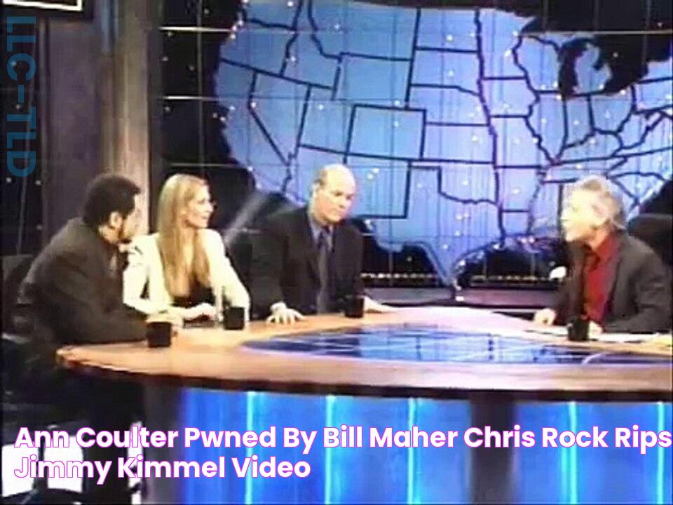 Ann Coulter Pwned By Bill Maher & Chris Rock Rips Jimmy Kimmel video