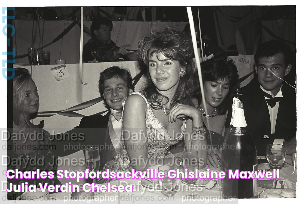 Charles StopfordSackville, Ghislaine Maxwell, Julia Verdin, Chelsea