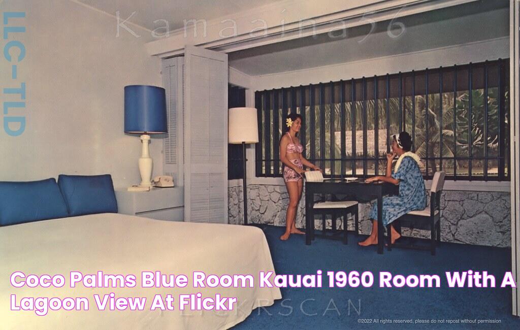 Coco Palms Blue Room Kauai 1960 Room with a lagoon view at… Flickr