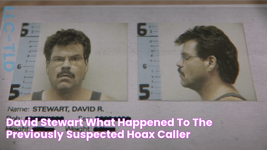 David Stewart What Happened to the Previously Suspected Hoax Caller?