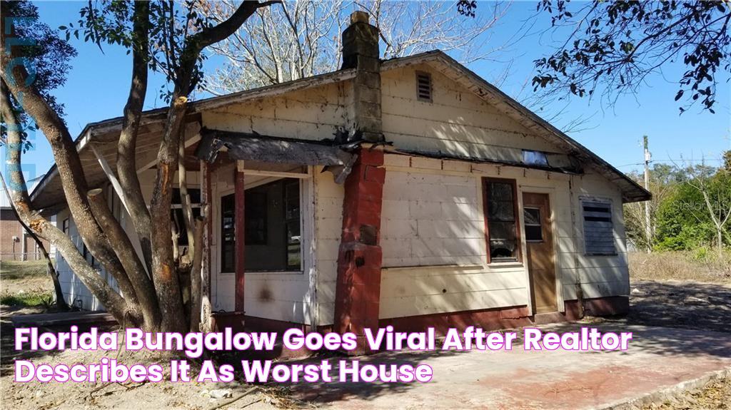 Florida Bungalow Goes Viral After Realtor Describes It As 'Worst House