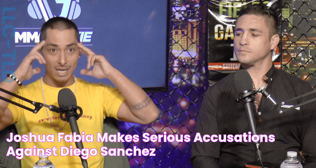 Joshua Fabia Makes Serious Accusations Against Diego Sanchez