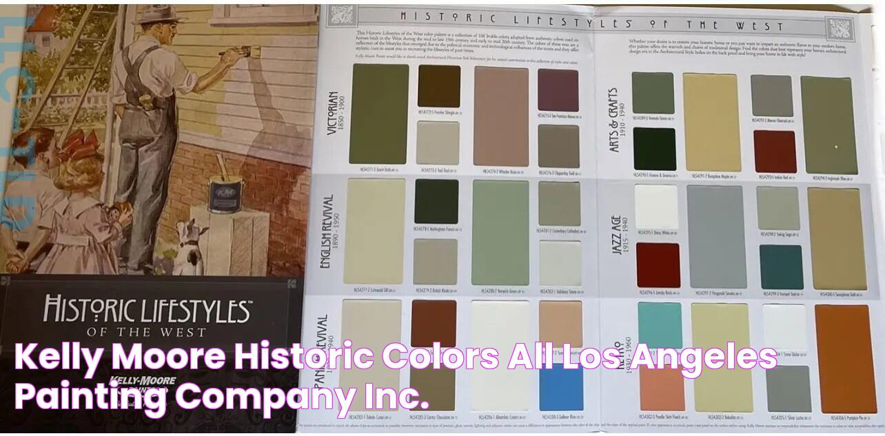 Kelly Moore Historic Colors All Los Angeles Painting Company, Inc.