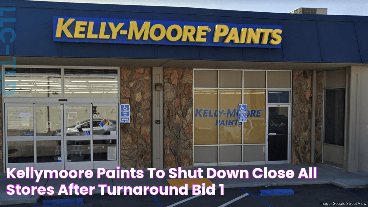 KellyMoore Paints to shut down, close all stores after turnaround bid