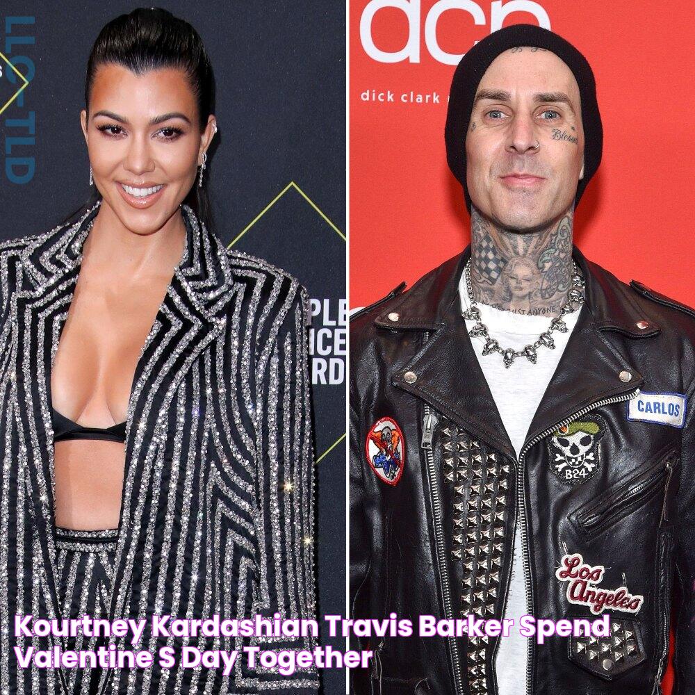 Kourtney Kardashian, Travis Barker Spend Valentine’s Day Together