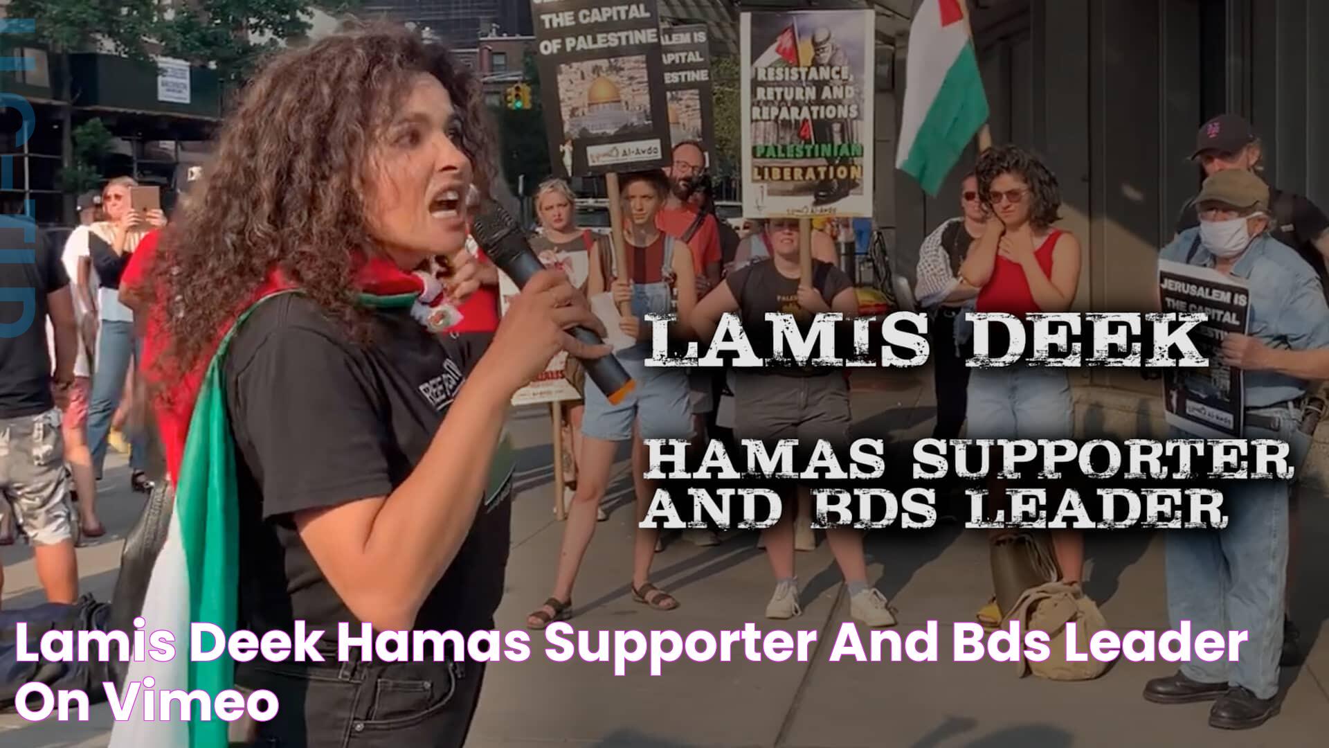 Lamis Deek Hamas supporter and BDS Leader on Vimeo