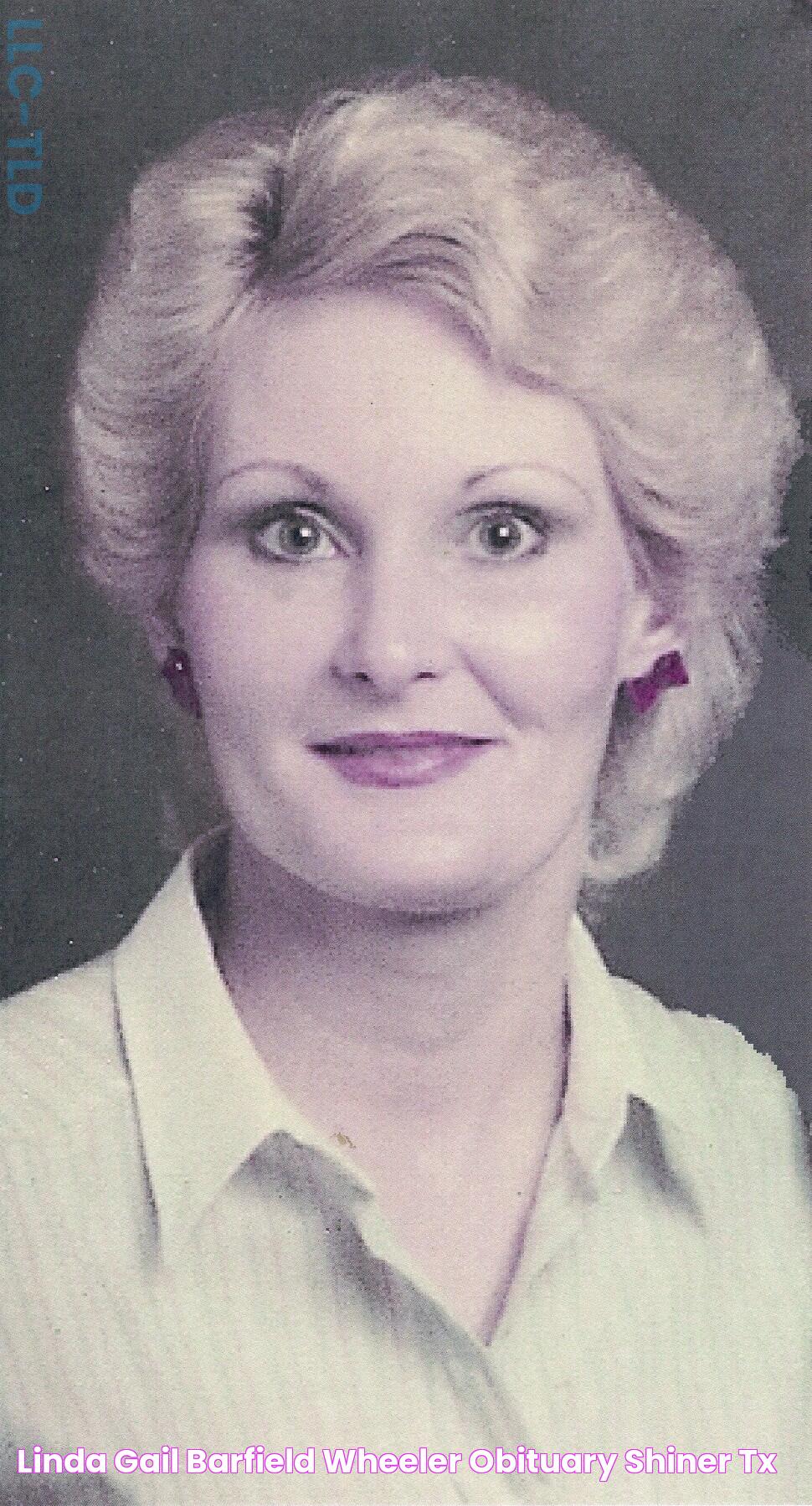 Linda Gail Barfield Wheeler Obituary Shiner, TX