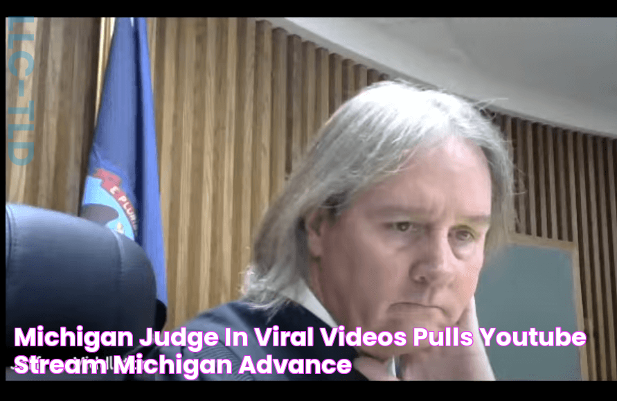 Michigan judge in viral videos pulls YouTube stream • Michigan Advance